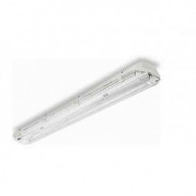 PLAFONIERA STAGNA IP66 CON REATTORE ELETTRONICO 220V 2x36W LEAF LIGHT 26534